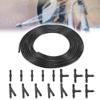 X AUTOHAUX Windshield Washer Jet Nozzle Hose Tube Kit 5 Meters Washer Fluid Hose and 15 Connectors for Universal Car SUV Pickup Auto Vehicles view 2