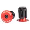 Wolf Tooth Alloy Bar End Plugs (Set of 2) - Red view 1