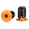 Wolf Tooth Alloy Bar End Plugs (Set of 2) - Orange view 1