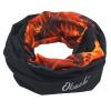 Obacle Skull Face Mask Half for Dust Wind Sun Protection 3D Tube Mask Bandana for Men Women Durable Thin Breathable Mask Riding Biker Fishing Cycling Sports Festival (Skull Gold Fire Face) view 4
