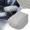 Microfiber Leather Car Armrest Cover,Center Console Protective Pad Compatible with 08-13 Toyota Highlander (Grey) view 1