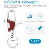 Frienda 4 Pieces Key Chain Quality Heavy Duty Car Stainless Steel Key Holder with Ring for Men and Women, Black and Brown view 2