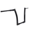 XKH- Motorcycle Black 14" Ape Hanger Handlebar Compatible With 12-16 FLD 13-17 FXDB 16-17 FXDLS 00-17 FLS [P/N: TGHD-HB031A-I-BK] view 1
