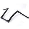 XKH- Motorcycle Black 14" Ape Hanger Handlebar Compatible With 12-16 FLD 13-17 FXDB 16-17 FXDLS 00-17 FLS [P/N: TGHD-HB031A-I-BK] view 4