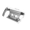Wakauto Mountain Bike Front Wheel Holder Fork Mount for Vertical Horizontal Storage Transport Quick Release Design for Truck Tool Box Custom Racks Silver view 2
