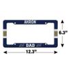 GRAPHICS & MORE University of Akron Dad License Plate Tag Frame view 4
