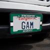 GRAPHICS & MORE Binghamton Bearcats Stripes License Plate Tag Frame view 2