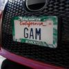 GRAPHICS & MORE Binghamton University Tie-Dye License Plate Tag Frame view 3