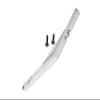 GPM For Losi 1/10 Lasernut U4 Tenacity LOS03028 Upgrade Parts Aluminum Rear Chassis Brace - 3Pc Set Silver view 1