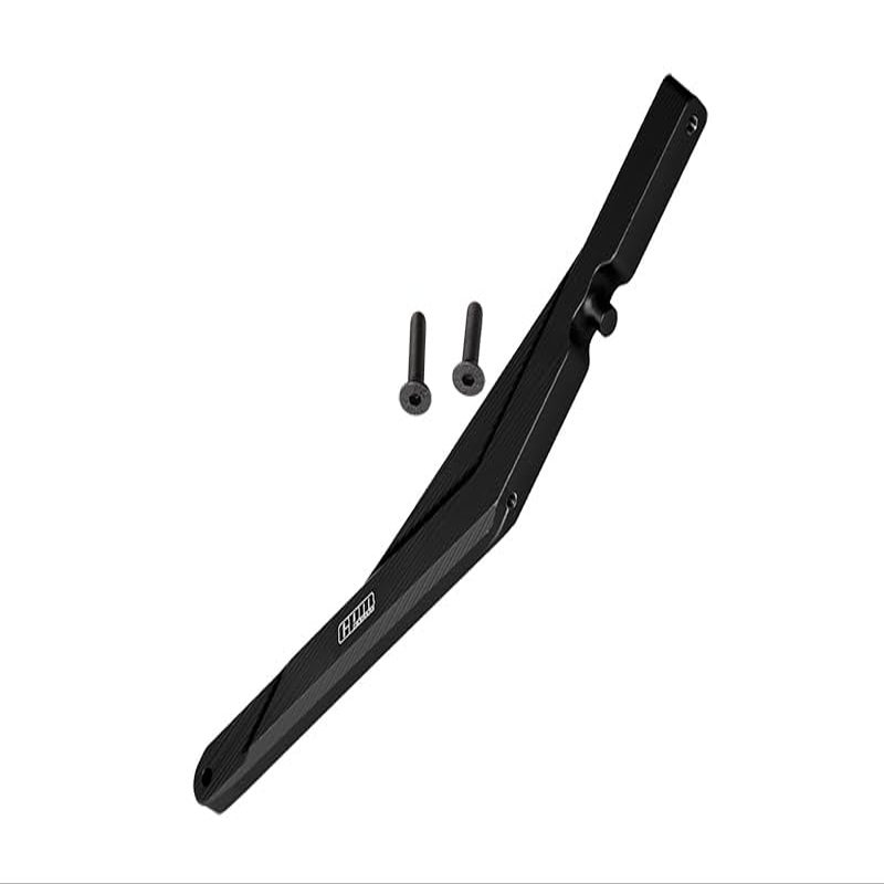 GPM For Losi 1/10 Lasernut U4 Tenacity LOS03028 Upgrade Parts Aluminum Rear Chassis Brace - 3Pc Set Black