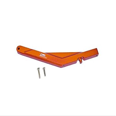 GPM For Losi 1/10 Lasernut U4 Tenacity LOS03028 Upgrade Parts Aluminum Rear Chassis Brace - 3Pc Set Orange