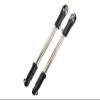 Aluminum + Stainless Steel Adjustable Front Steering Tie Rod For Arrma 1:5 KRATON 8S BLX/OUTCAST 8S BLX/KRATON EXB Roller - 2Pc Set Black view 1