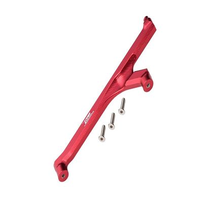 GPM For Losi 1:10 Lasernut U4 Tenacity LOS03028 / Tenacity DB Pro LOS03027V2 Upgrade Parts Aluminum Front Chassis Brace - 4Pc Set Red