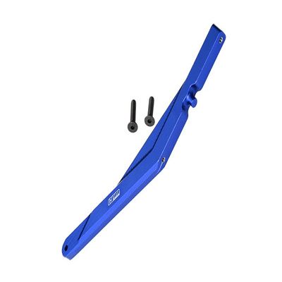 GPM For Losi 1/10 Lasernut U4 Tenacity LOS03028 Upgrade Parts Aluminum Rear Chassis Brace - 3Pc Set Blue