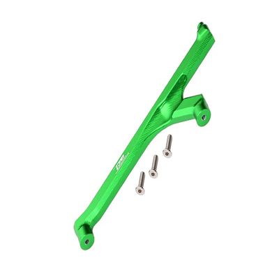 GPM For Losi 1:10 Lasernut U4 Tenacity LOS03028 / Tenacity DB Pro LOS03027V2 Upgrade Parts Aluminum Front Chassis Brace - 4Pc Set Green