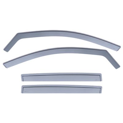 WellVisors in-Channel Window Visors for VW Golf R AllTrack GTI 2015-2021