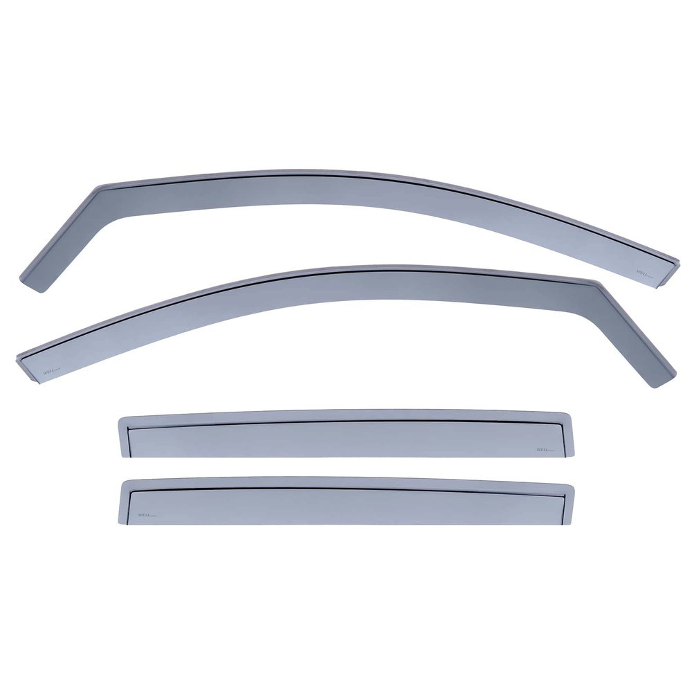 WellVisors in-Channel Window Visors for VW Golf R AllTrack GTI 2015-2021