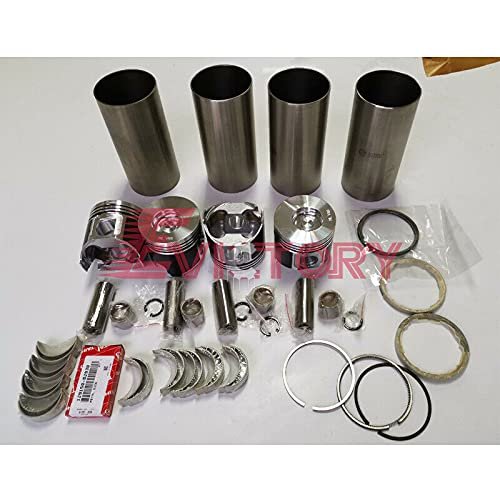 For Yanmar 3TN84TL 3TN84TE 3D84N rebuild kit piston ring liner gasket bearing
