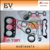 For Yanmar 3TN84TL 3TN84TE 3D84N rebuild kit piston ring liner gasket bearing view 2