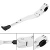 Cyrank White Aluminum Alloy Bike Kickstand, Bicycle Rear Side Kickstand Foot Support Bracket for 16" 20" 24" 26" Mountain Road Bike (White) view 3