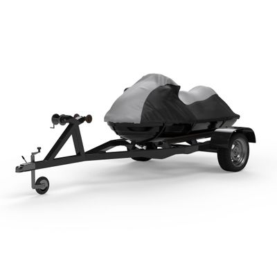 Weatherproof Max Jet Ski Cover Compatible with 2021 Sea Doo Spark 3UP All Weather Protects from Rain, Sun, UV & More Includes Trailer Straps & Storage Bag