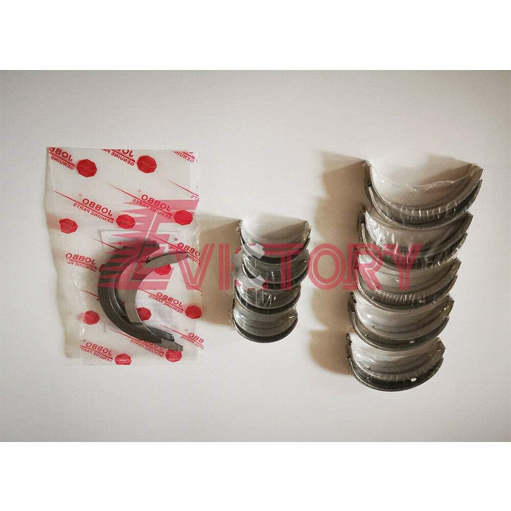 For KUBOTA V2607 V2607-DI crankshaft connecting rod bearing + piston ring set