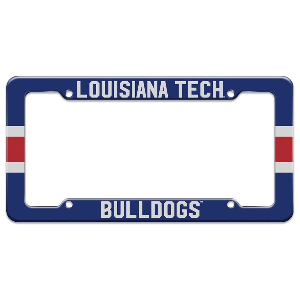 GRAPHICS & MORE Louisiana Tech Bulldogs Stripes License Plate Tag Frame