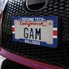 GRAPHICS & MORE Louisiana Tech Bulldogs Stripes License Plate Tag Frame view 3