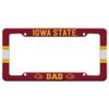 GRAPHICS & MORE Iowa State University Dad License Plate Tag Frame view 1