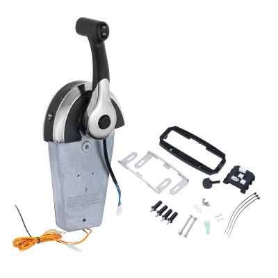 MotorCart Basics Single Outboard Remote Control Kit for Mercury 8M0059686 Top Mount Control Box Marine Boat Remote Control Box Single Binnacle Outboard Control Kit