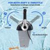 MotorCart Basics Single Outboard Remote Control Kit for Mercury 8M0059686 Top Mount Control Box Marine Boat Remote Control Box Single Binnacle Outboard Control Kit view 4