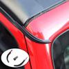 XTT Hardtop Rain Diverters Rain Gutter Extension ABS Drip Rail Extension Rain Gutter Exterior Accessories Fit for Jeep Wrangler JK JKU 2007-2017 view 1