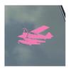 Aviat Husky Floatplane Pilot in Flight Vinyl Sticker Decal Bush Float Utility view 1