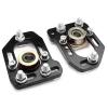 HTRACING 2 Pcs Caster Camber Plates Compatible with Ford Mustang 1979-1989 Front Adjustable +/-3.0 Camber +/-2.0 Caster Plates Aluminum Alloy 79 80 81 82 83 84 85 86 87 88 89 (Black) view 1