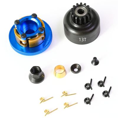 Team Losi 8IGHT 8T 1.0 2.0 3.0 13T / 14T Clutch Flywheel Assembly for SG Crank Engine Parts (13T)