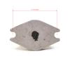 The ROP Shop | Rubber Upper Motor Mount for 1992 Johnson J20ELEND, TJ25ELENS, VJ30EENR Outboard view 2