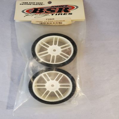 John's BSR 28mm XX Pink/Orange Racing Tires F2805