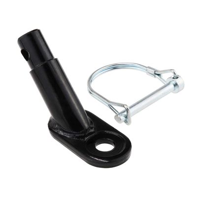 MACHSWON Bike Trailer Hitch Coupler Attachment Angled Elbow Portable Mount Adapter New Baby Bike Bicycle Steel Replacement Rear Trailer Hitch Axle Mount InStep Adapter
