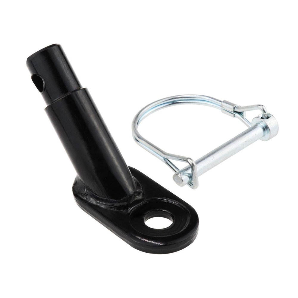 MACHSWON Bike Trailer Hitch Coupler Attachment Angled Elbow Portable Mount Adapter New Baby Bike Bicycle Steel Replacement Rear Trailer Hitch Axle Mount InStep Adapter