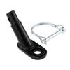 MACHSWON Bike Trailer Hitch Coupler Attachment Angled Elbow Portable Mount Adapter New Baby Bike Bicycle Steel Replacement Rear Trailer Hitch Axle Mount InStep Adapter view 1