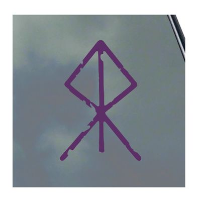 Courage Rune Vinyl Sticker Decal Norse Viking Asatru Odin Thor Loki Runic Symbol