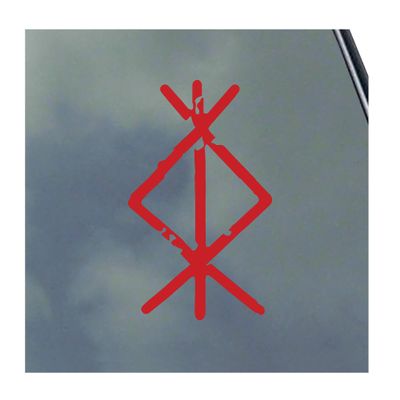 Protection Rune Vinyl Sticker Decal Norse Viking Asatru Odin Thor Loki Runic Symbol