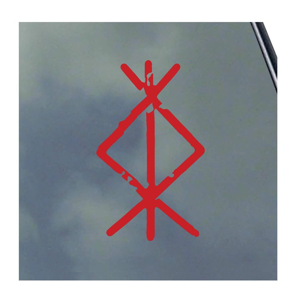 Protection Rune Vinyl Sticker Decal Norse Viking Asatru Odin Thor Loki Runic Symbol