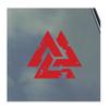 Valknut Vinyl Sticker Decal Viking Asatru Thor Loki Runic Symbol Ragnarok view 1