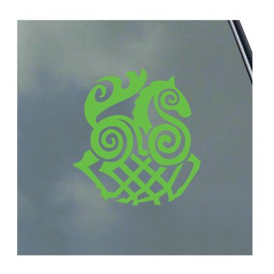Sleipnir Odin's Steed Vinyl Sticker Decal Norse Viking Asatru Thor Loki Runic Symbol