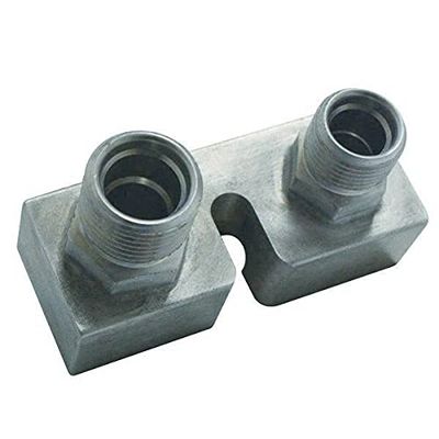 Vintage Air - 45017 - Compatible with/Replacement for Ford Compressor Block Fi tting Straight #8 - #10