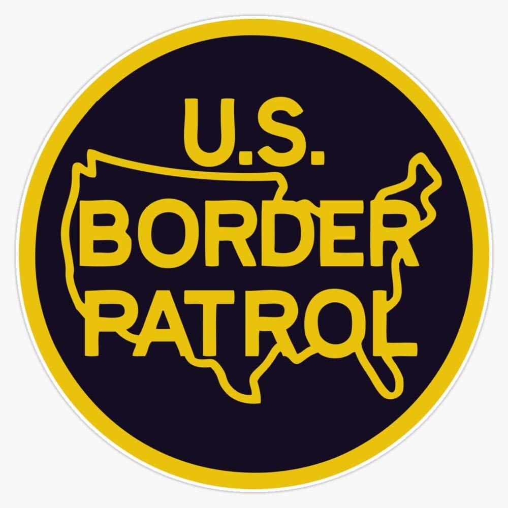CNW Studio Border Patrol Vinyl Waterproof Sticker Decal Car Laptop Wall Window Bumper Sticker 5"
