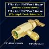 Boltigen R134A Can Tap, R134A Self-Sealing and Puncture Style Refrigerant Can Tap Valves with Refrigerant Tank Adapters for Refilling Automotive Air Conditioning Systems view 3