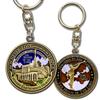 Armor Coin & Emblem - Bountiful Utah LDS Temple Keychain Commemorative Temple Keepsake with Double-Sided Design & Swivel Attachment Durable Base Metal with Decorative Plating view 1