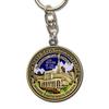 Armor Coin & Emblem - Bountiful Utah LDS Temple Keychain Commemorative Temple Keepsake with Double-Sided Design & Swivel Attachment Durable Base Metal with Decorative Plating view 2